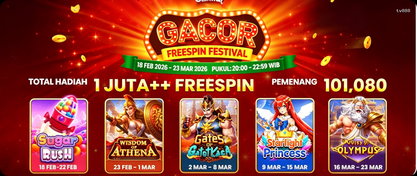 Login tv888 Sekarang Bonus Melimpah